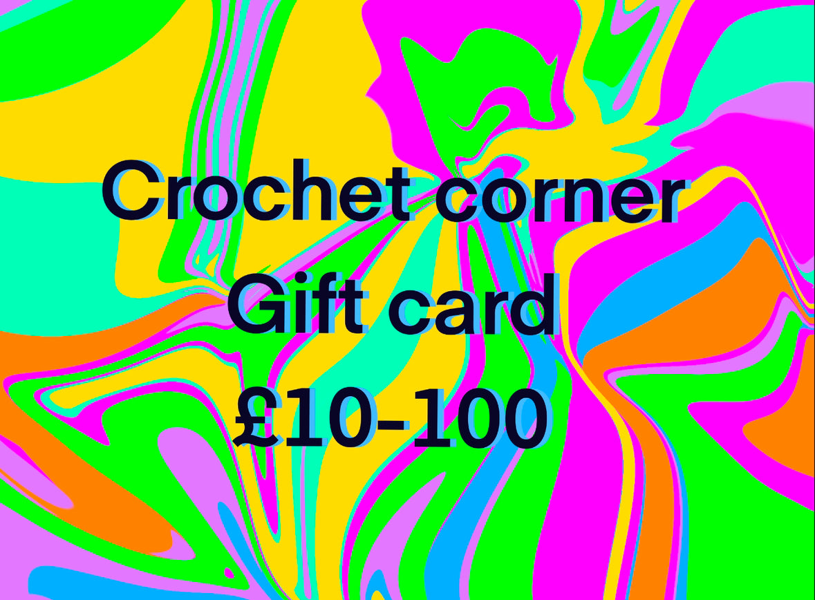 crochet corner gift card