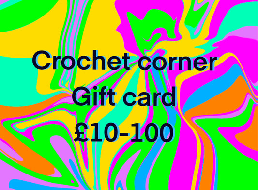 crochet corner gift card
